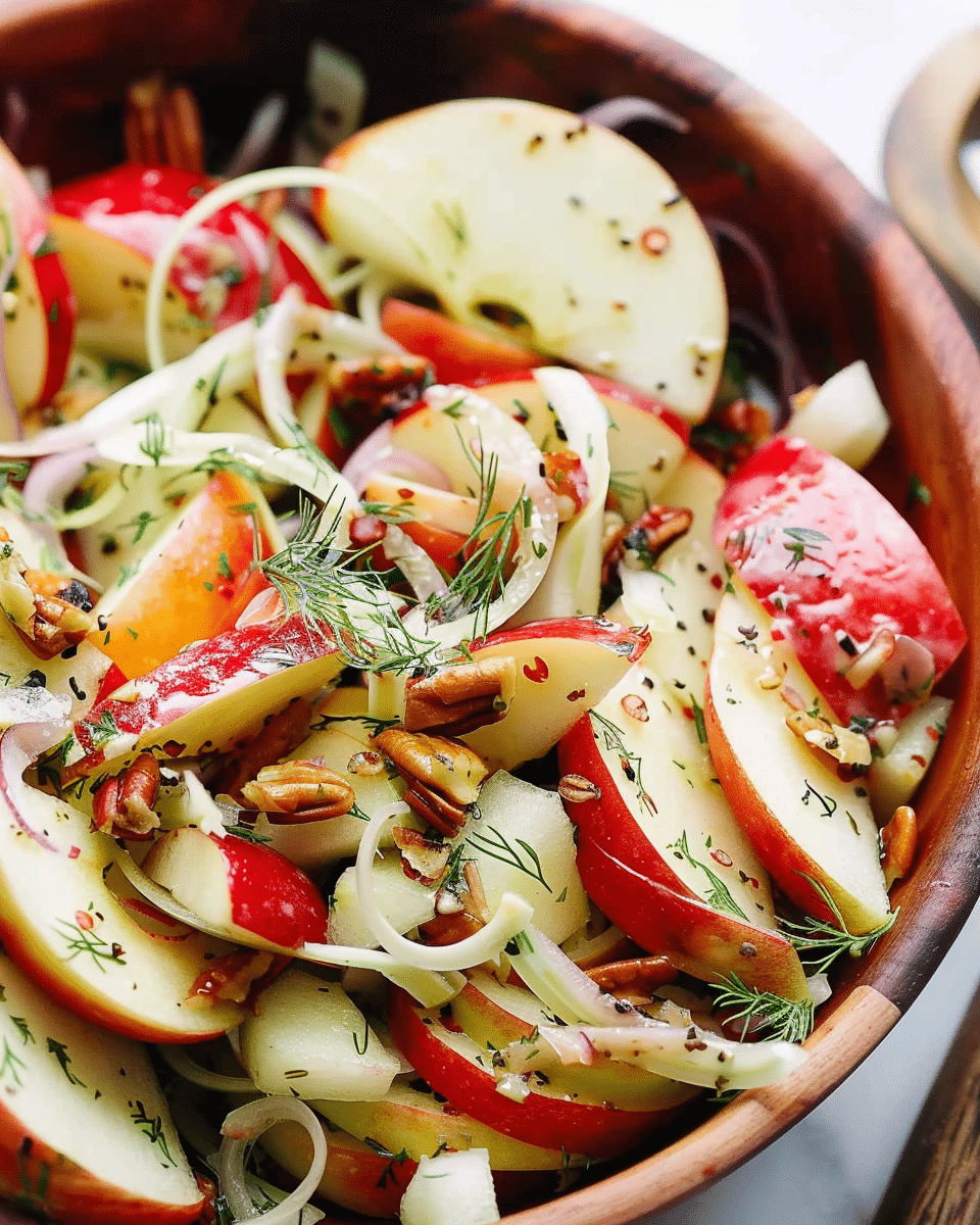 Easy Fennel Apple Salad