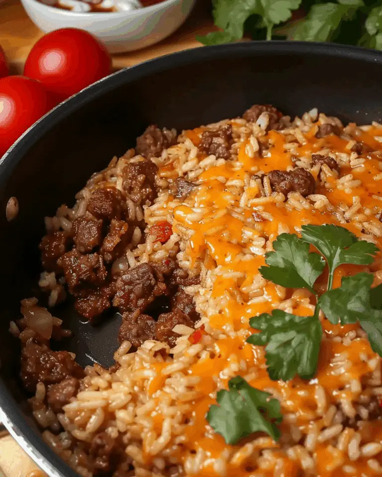 Easy Ground Beef and Rice Skillet (30 Minutes)