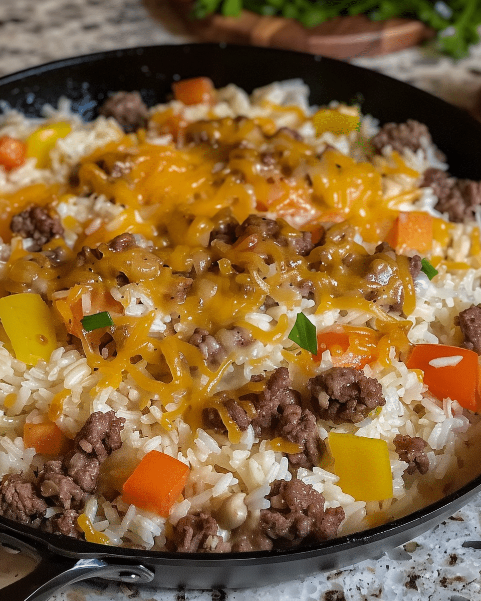 Easy Ground Beef and Rice Skillet (30 Minutes)