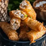 Chicken & Coleslaw Egg Rolls
