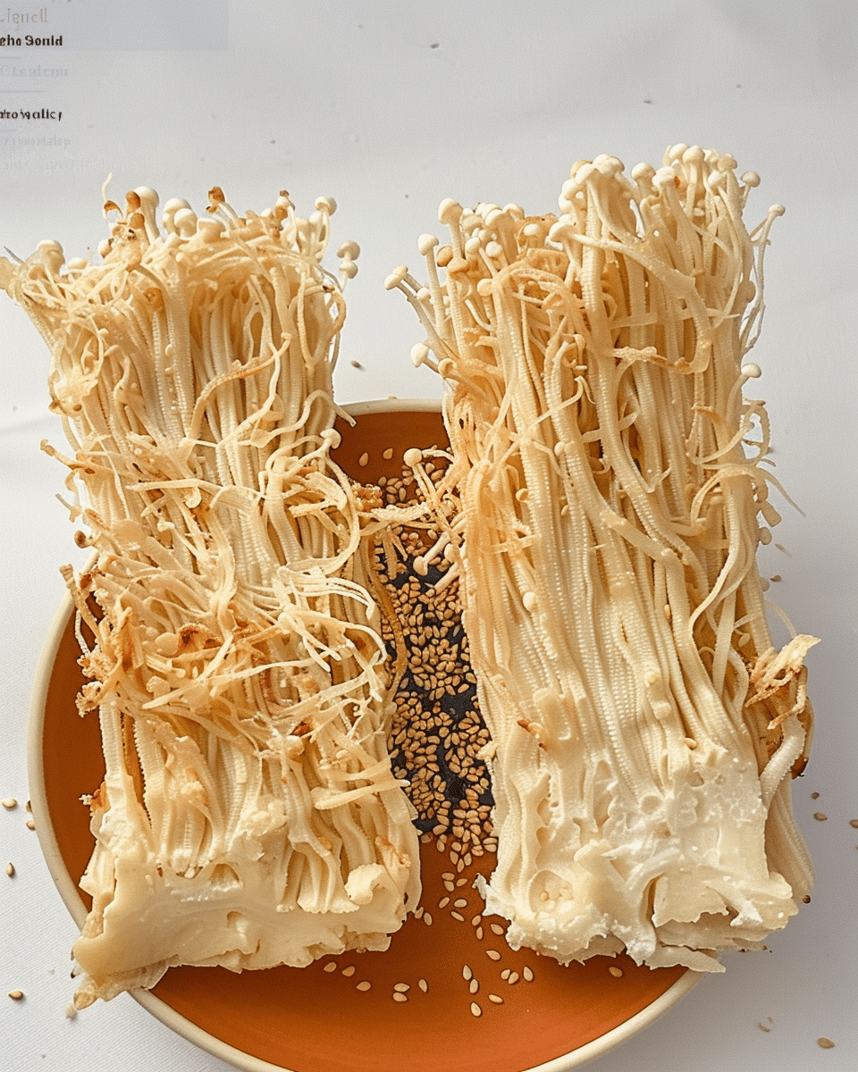 Fried Enoki Mushroom