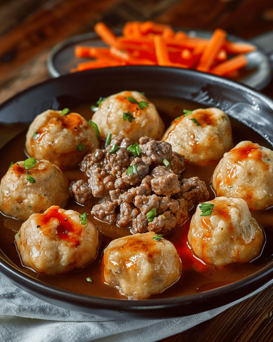 Ground Beef and Dumplings