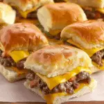 Hawaiian Roll Cheeseburger Sliders