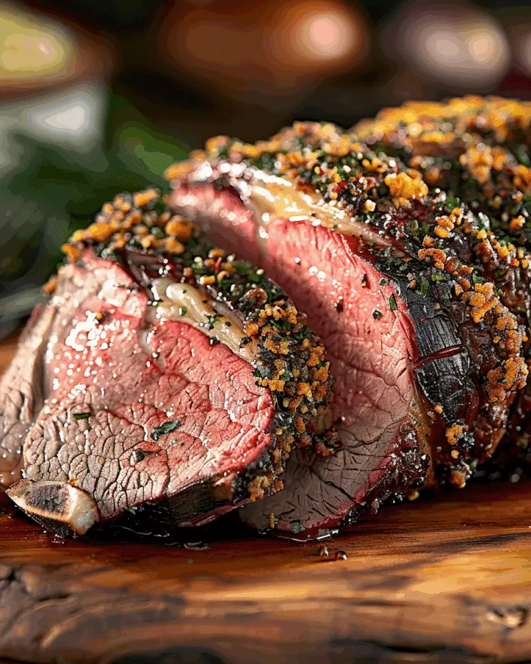 Herb-Crusted Prime Rib Roast Recipe