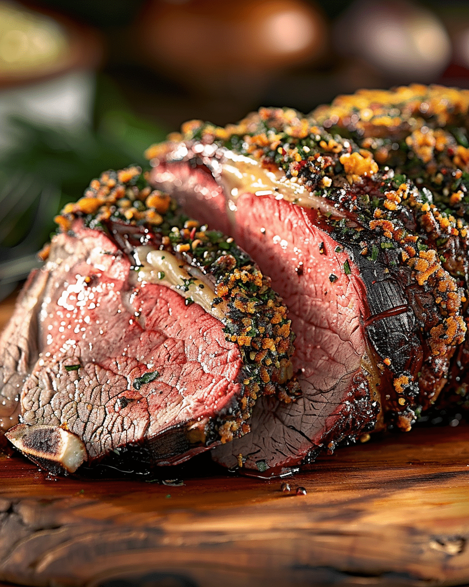 Herb-Crusted Prime Rib Roast Recipe