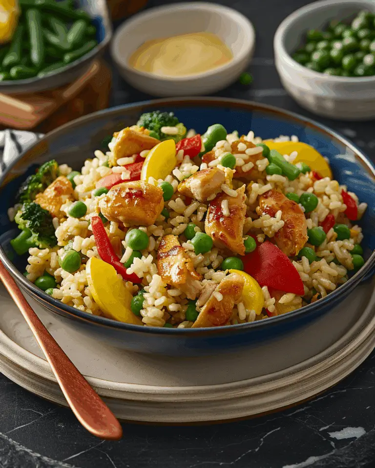 Homemade Chicken Fried Rice with Veggies