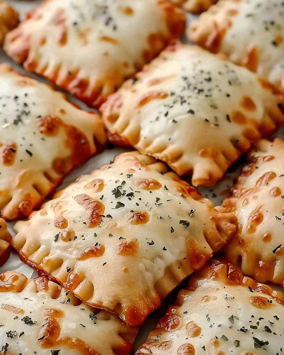 Homemade Easy Cheesy Pizza Pockets