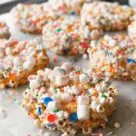 Homemade Funfetti Marshmallow Popcorn Treats