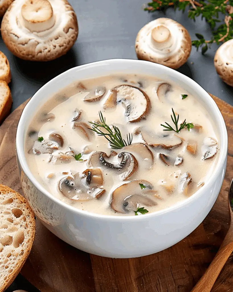 Incredibly Easy Cream Of Mushroom Soup