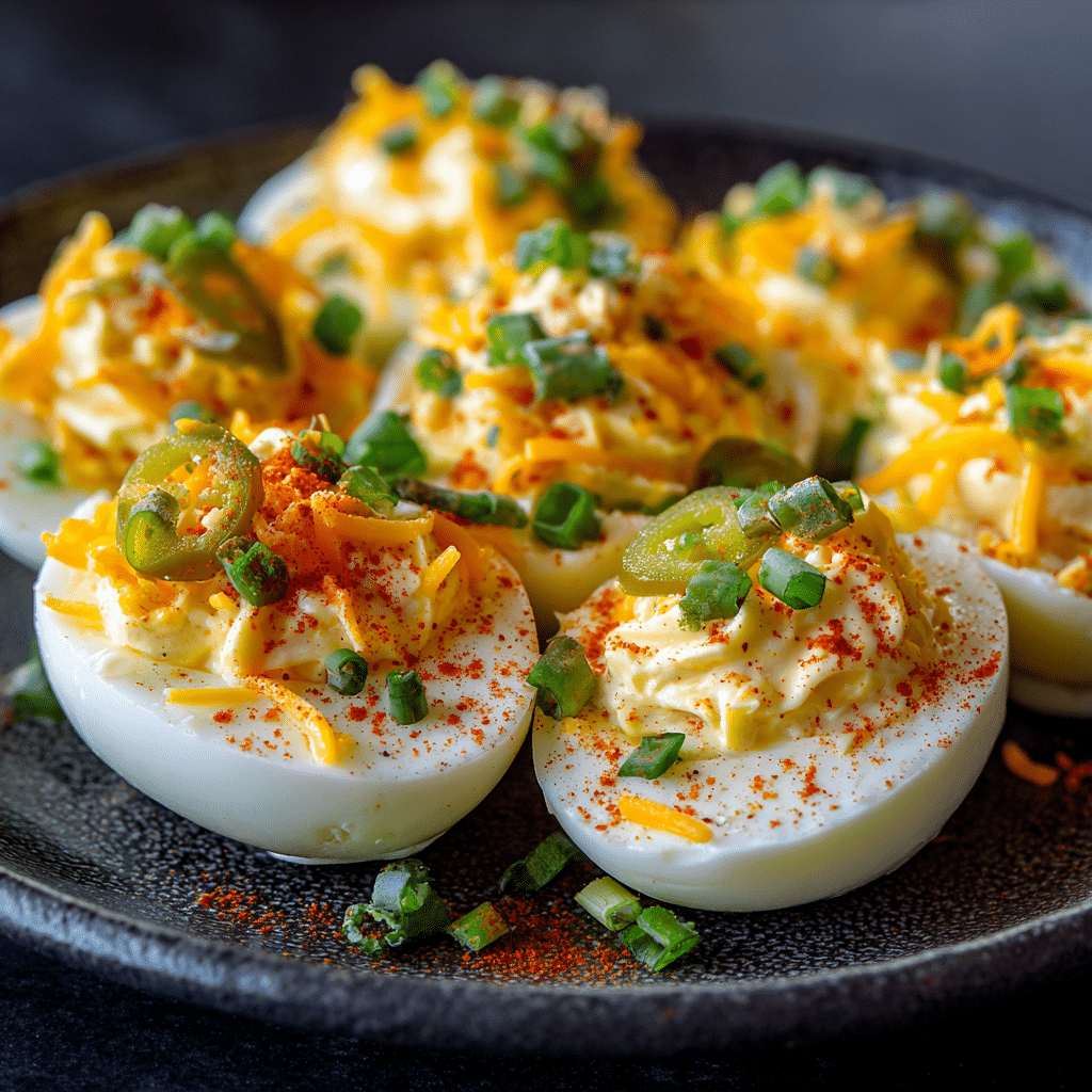 Jalapeño Popper Deviled Eggs