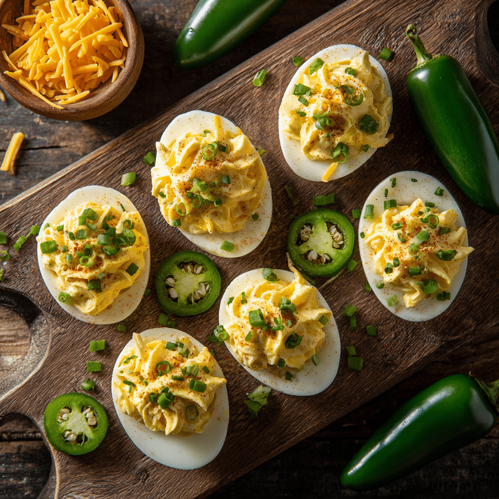 Jalapeño Popper Deviled Eggs