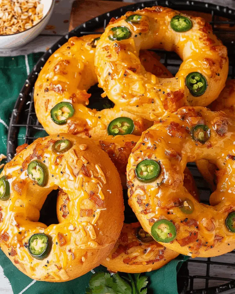 Jalapeño Cheddar Bagels
