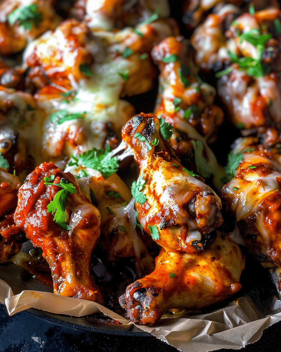 Korean Fire Chicken With Cheese (Cheese Buldak)