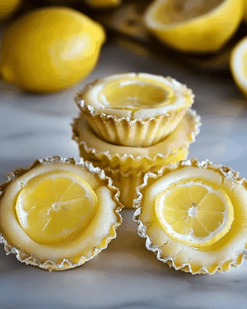 Lemon Bar Cookie Cups