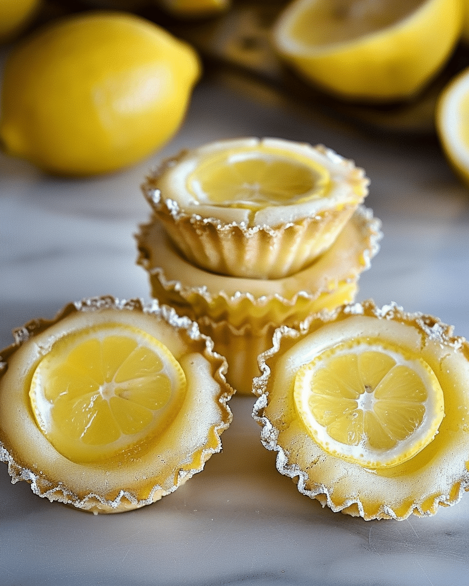 Lemon Bar Cookie Cups