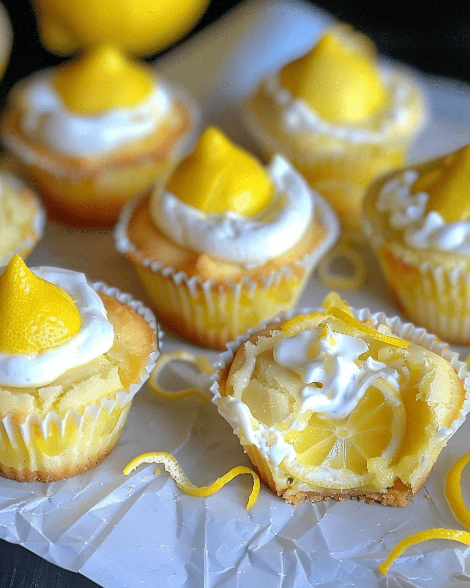 Lemon Bar Cookie Cups