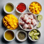 Mango Habanero Chicken Skewers