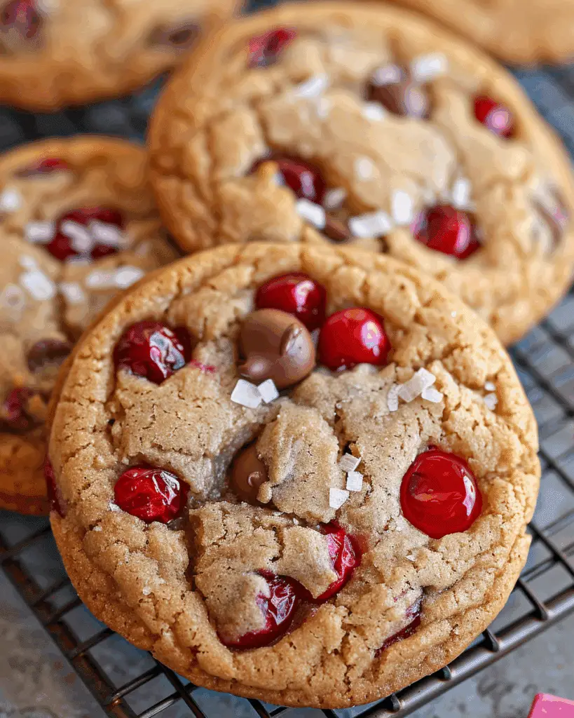 Maraschino Cherry Chocolate Chip Cookies