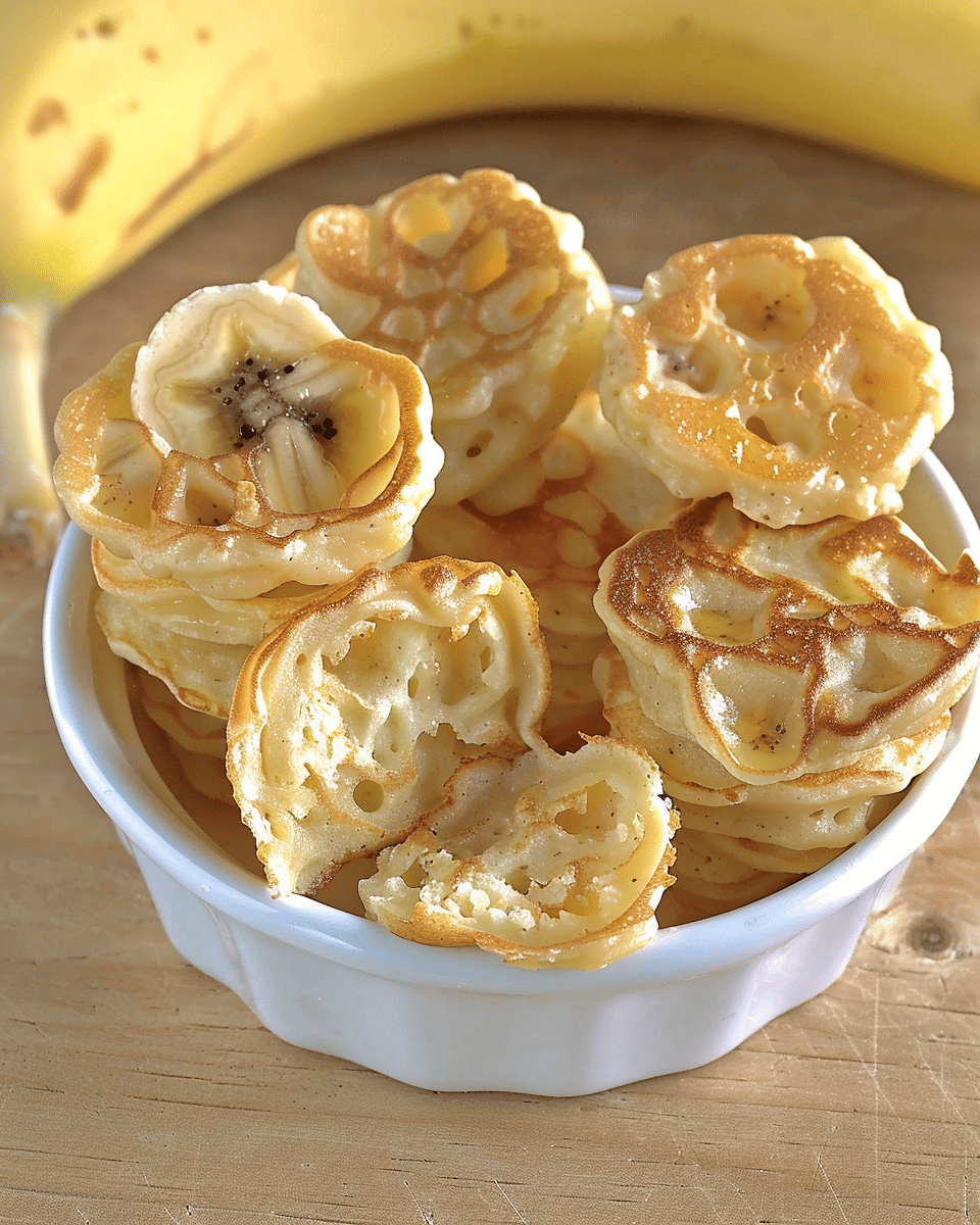Mini Banana Pancake Bites