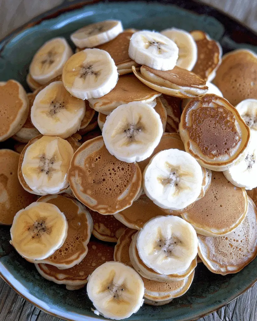 Mini Banana Pancake Bites