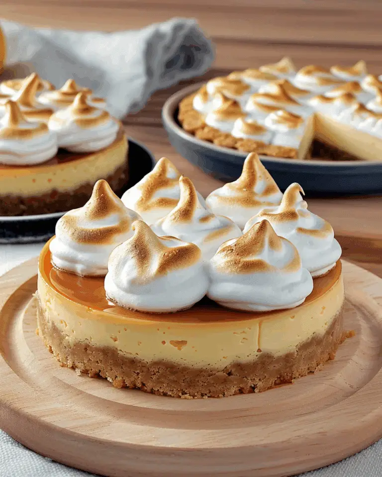 Mini Lemon Meringue Cheesecakes