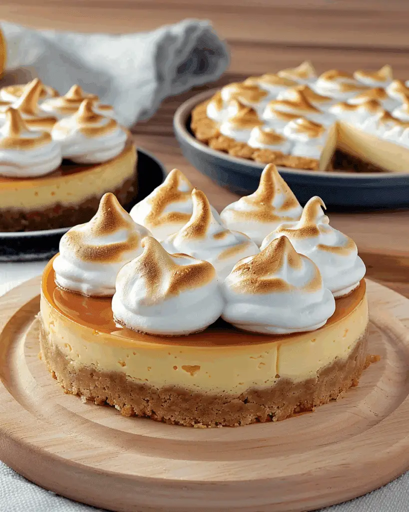 Mini Lemon Meringue Cheesecakes