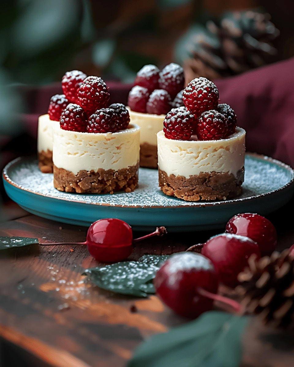 Mini New York Style Cheesecakes