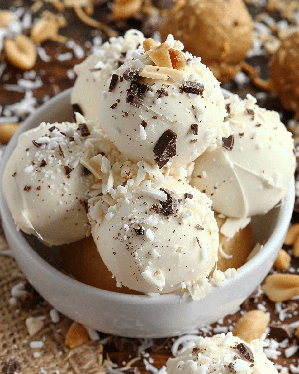 No-Bake Peanut Butter Cheesecake Balls