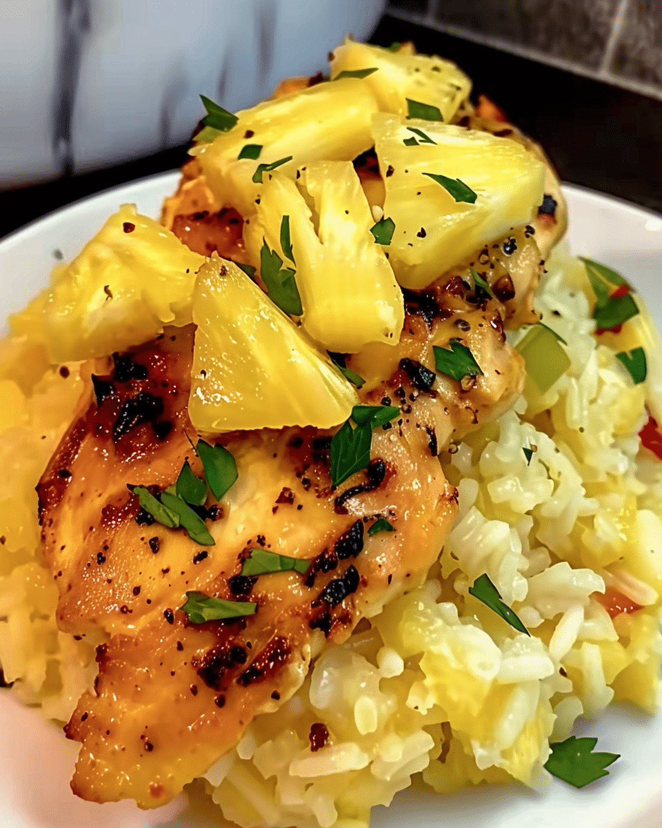 Pineapple Chicken and Rice