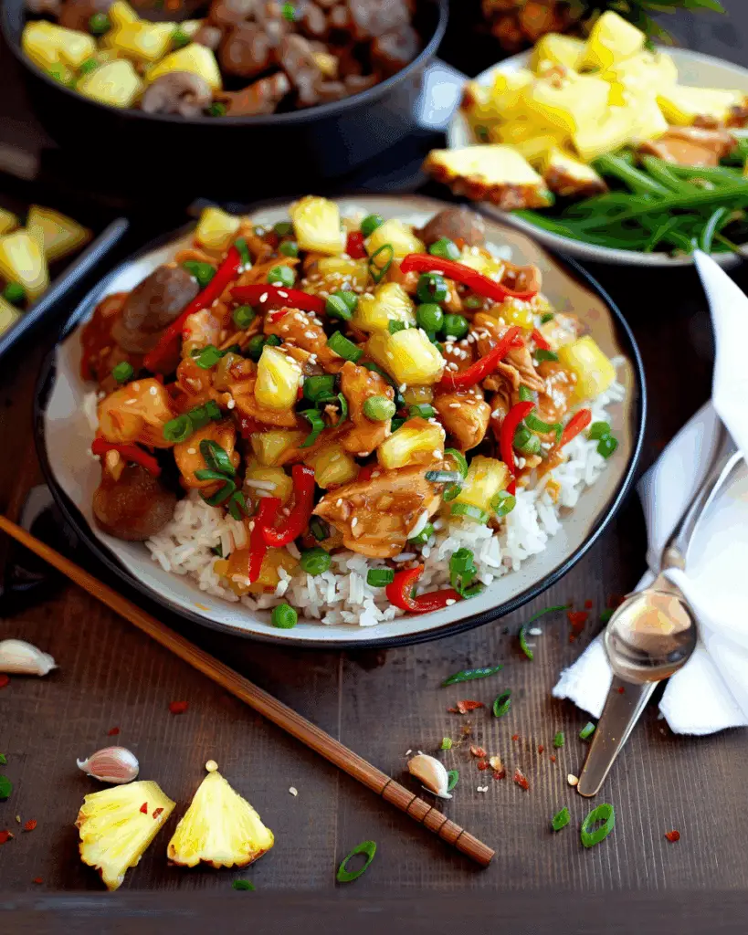 Pineapple Chicken and Rice