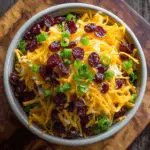 Pineapple Cranberry Holiday Cheese Log