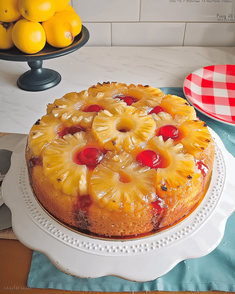 Pineapple Upside Down Cake