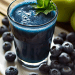 Refreshing Blue Superfood Juice with Blue Spirulina Powder