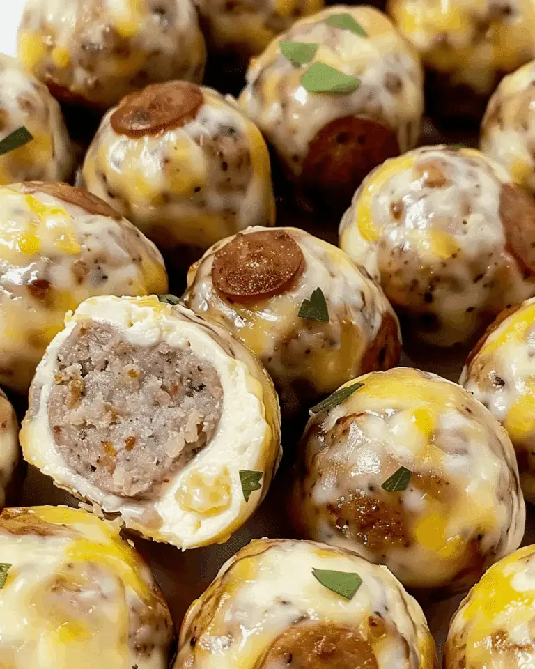 Rotel Cream Cheese Sausage Balls