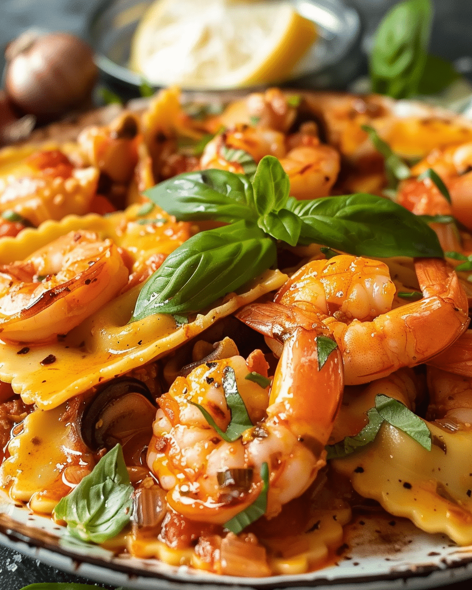 Seafood Ravioli Delight