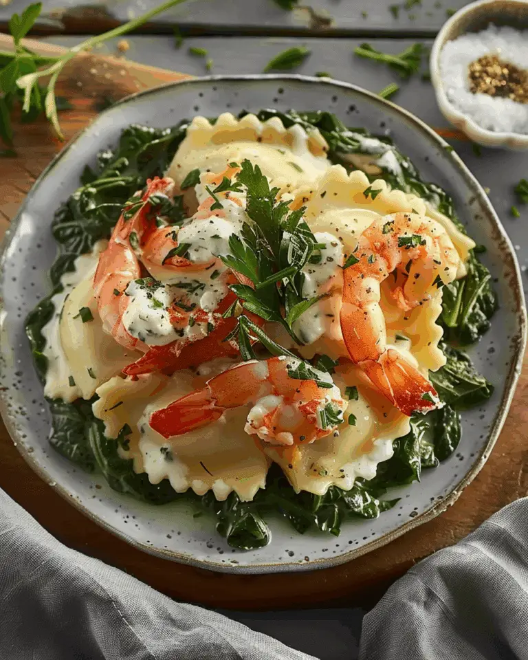 Seafood Ravioli Delight