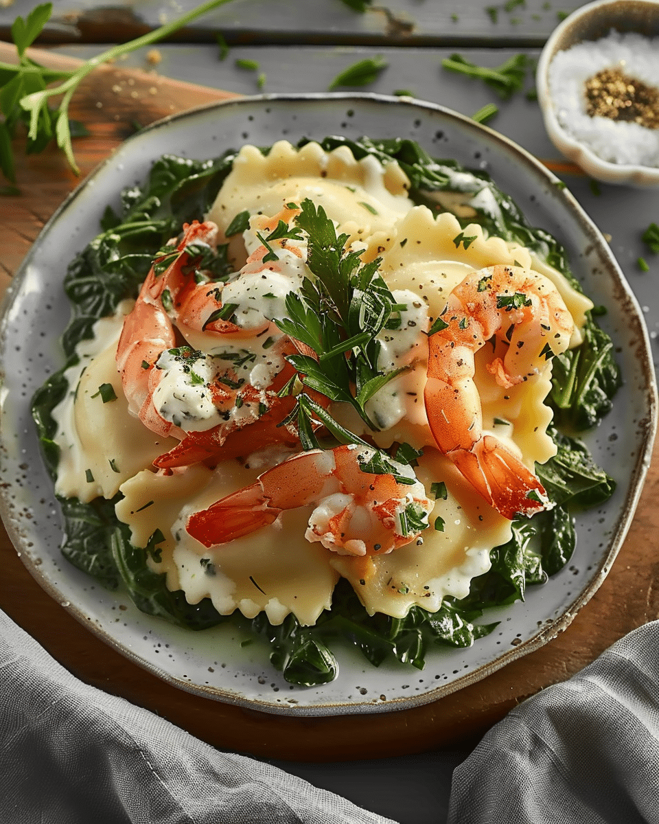 Seafood Ravioli Delight