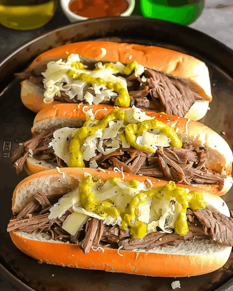 Slow Cooker Italian Beef Sandwiches