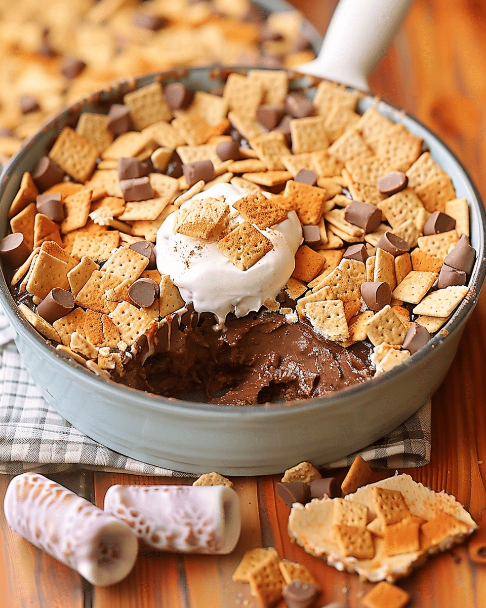 Holiday Spiced S’mores Dip (No Campfire Needed!)