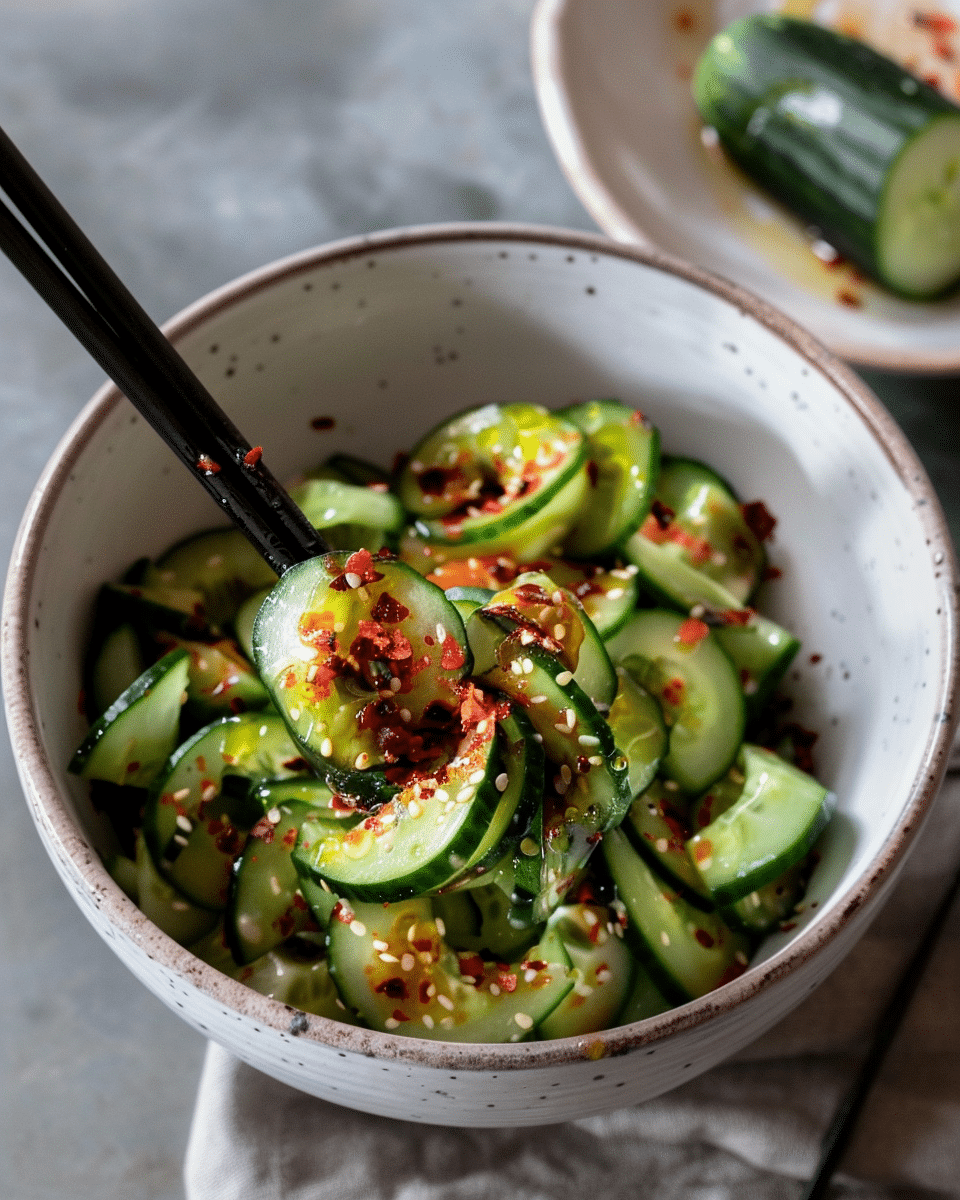 Spicy Asian Cucumber Salad