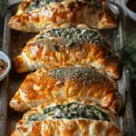 Spinach Cheese Stuffed Pastry
