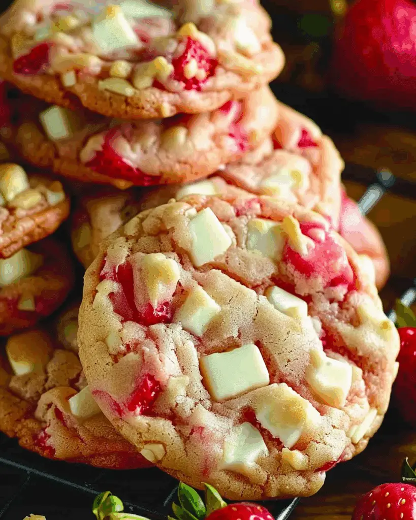 Strawberry Cheesecake Cookies