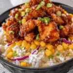 Street Corn Chicken Rice Bowl