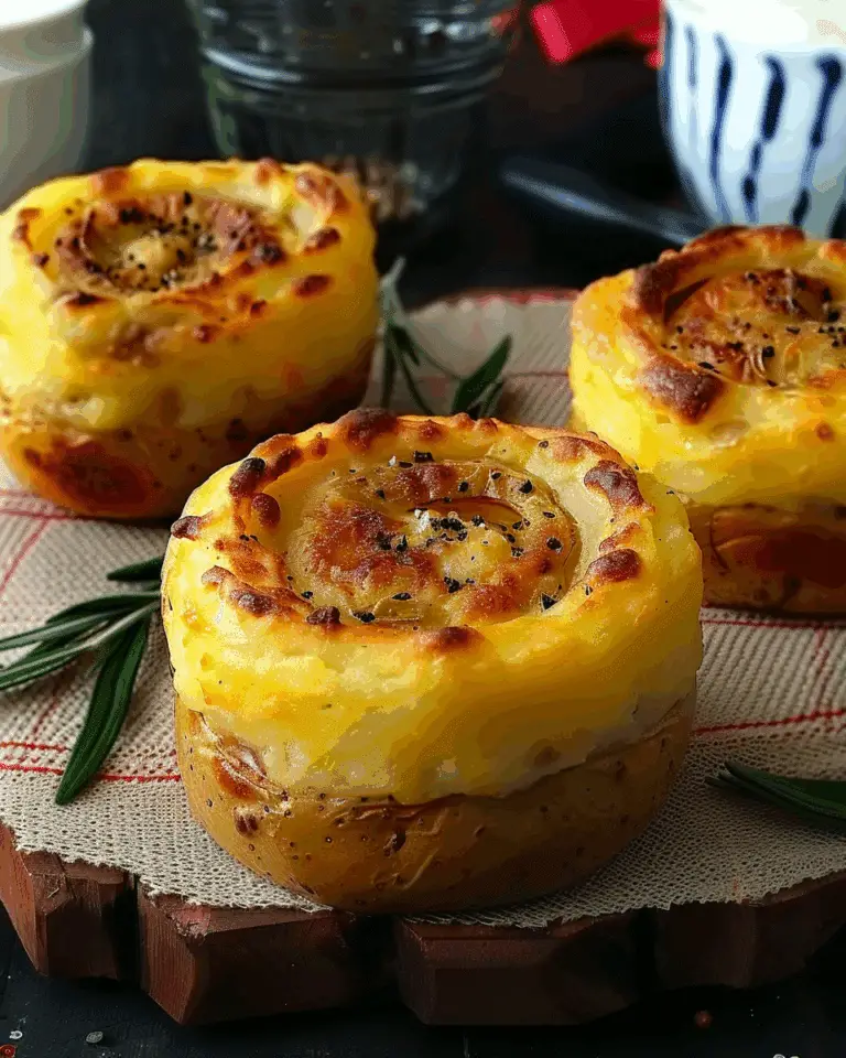 Stuffed Mashed Potato Nests