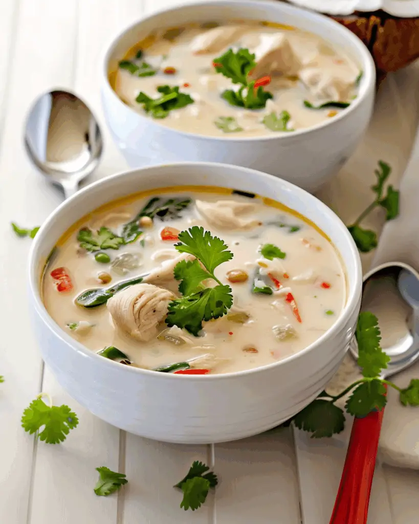 Tom Kha Gai (Thai Coconut Chicken Soup)