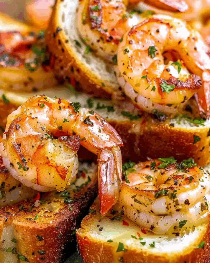 Ultimate Shrimp Grilled Cheese with Garlic Bread