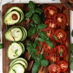 Vegan Caprese Salad (With Avocado)