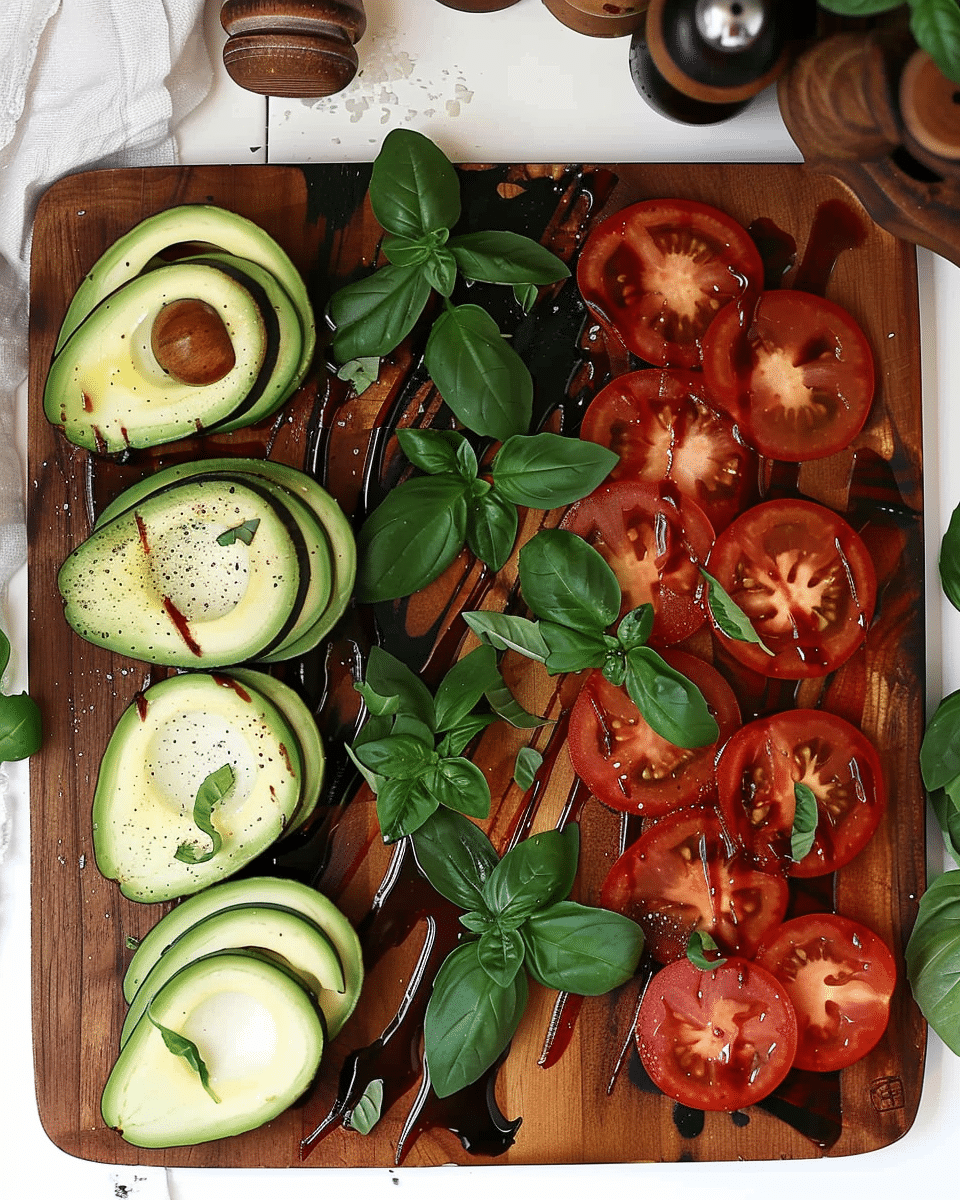 Vegan Caprese Salad (With Avocado)