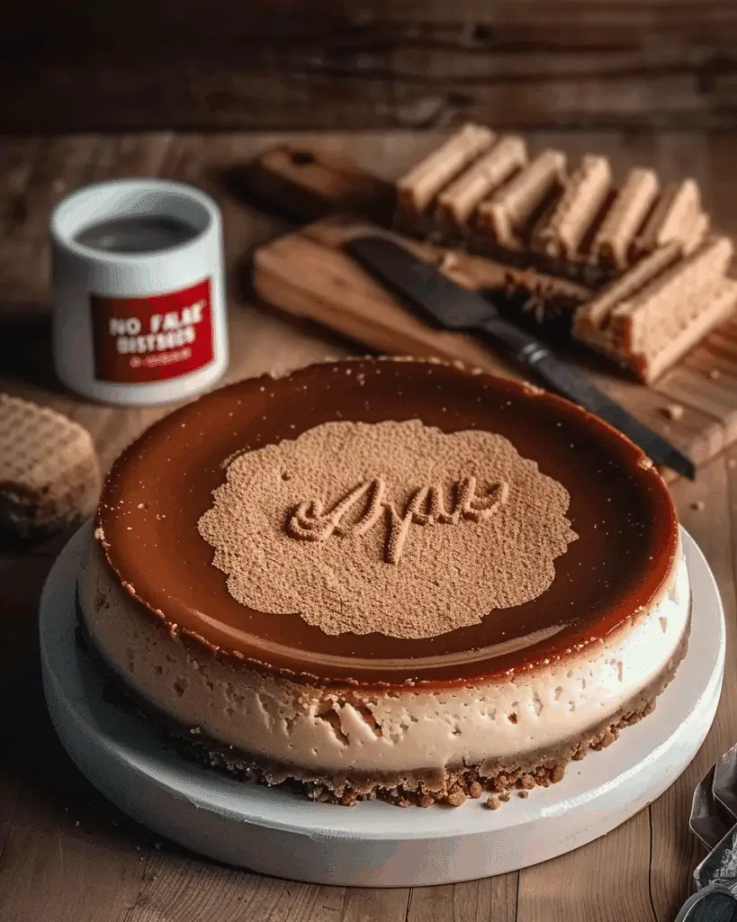 No Bake Biscoff Cheesecake