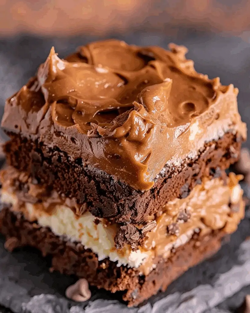 Turtle Chocolate Poke Cake